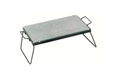 Pietra ollare con telaio 50x40 cm barbecue pic-nic giardino