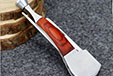Curapipe nettapipe in legno e acciaio rosso