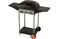 Barbecue a gas happy 2 bruciatori 10 kw  griglia roccia lavica
