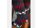 Pantacollant leggins cotone renne rosse taglia unica
