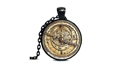 Collana donna uomo con immagine astrolabio da decoro