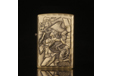 Accendino bronzo Miss Foriane tipo zippo