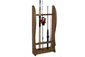 Porta canne da pesca 6 posti in legno colore noce reggicanne