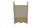 Porta canne da pesca 5 posti in legno colore naturale reggicanne