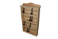 Portapipe rastrelliera 36 posti in legno naturale espositore